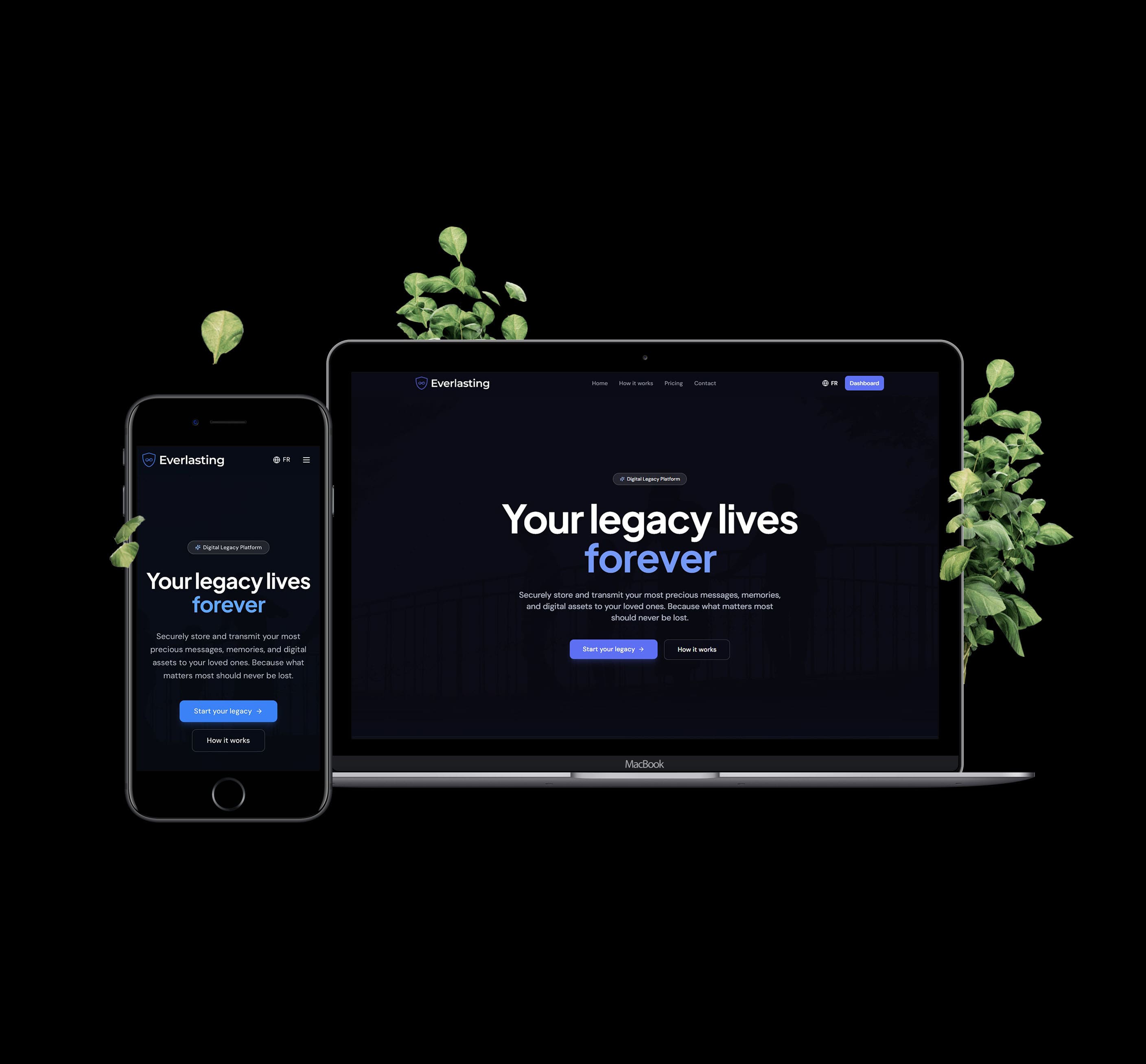 Everlasting - Web & App Development project by KODO Agency
