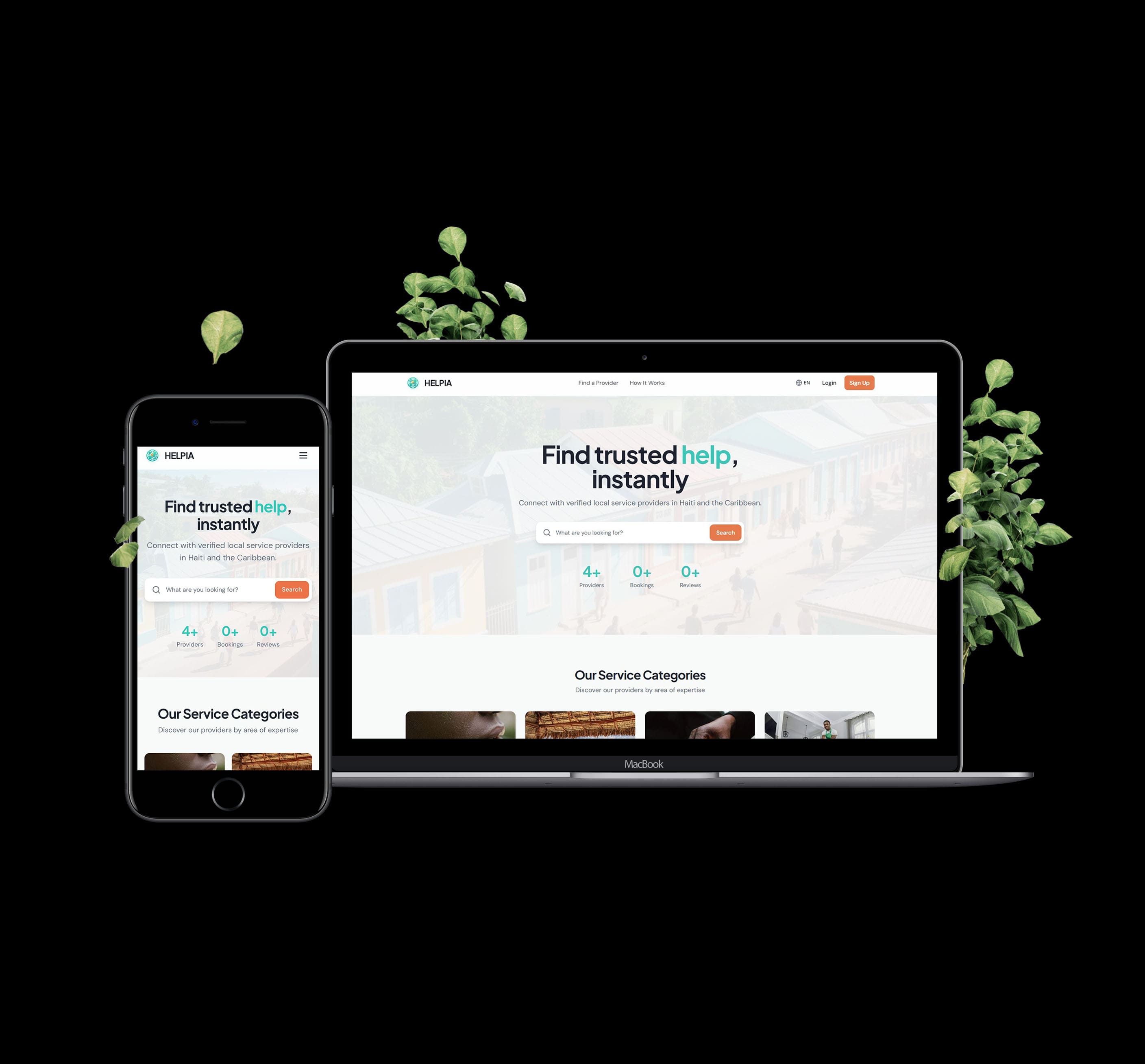Helpia - Web & App Development project by KODO Agency